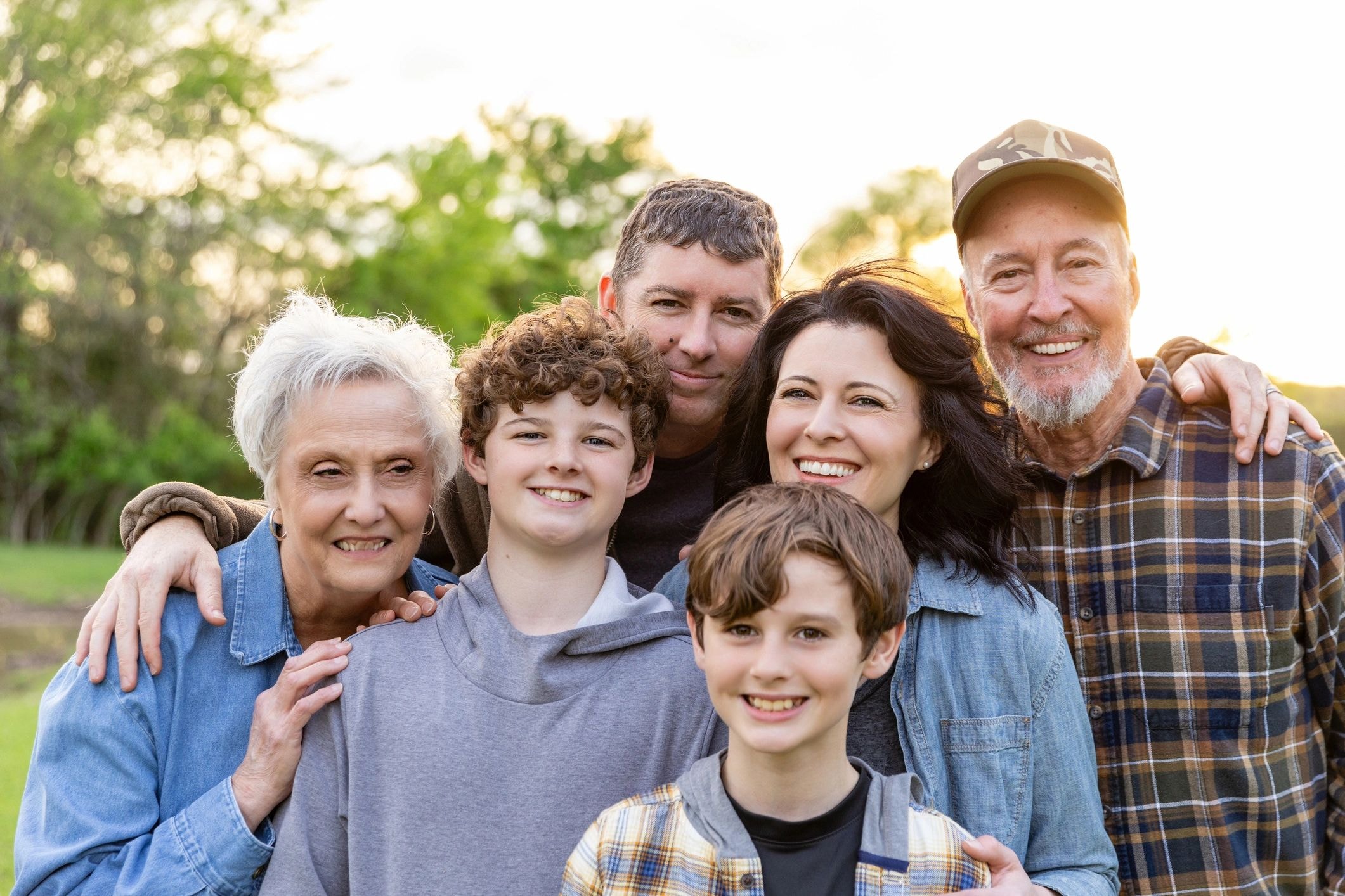 Art Mavrode connecting with a family in San Angelo